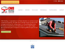 Tablet Screenshot of cmsroofing.com